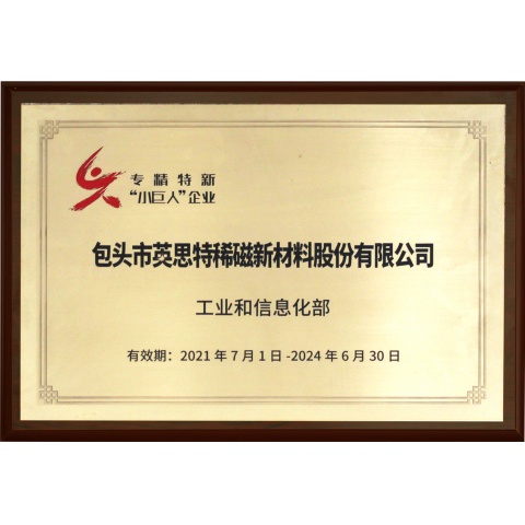 專精特新“小巨人”企業