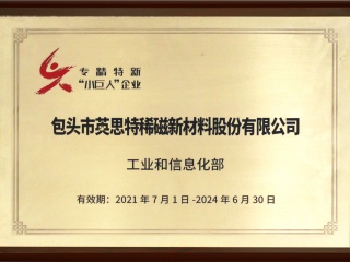 專精特新“小巨人”企業